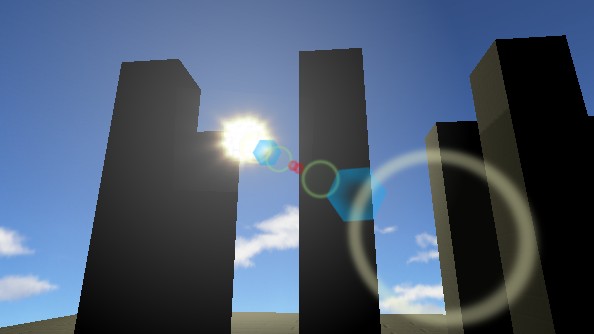 Pythonless Lens Flare Effect For BGE With Ray Sensor preview image 1
